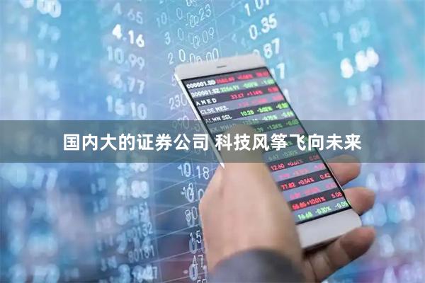 国内大的证券公司 科技风筝飞向未来